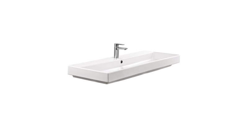 NOVELDA PLUS WALL MOUNTED SINK 120x46 WITH WHITE HOLE
