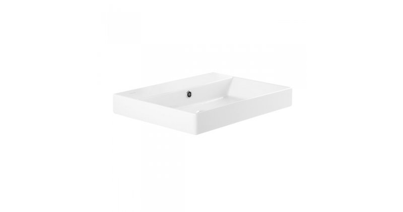 NOVELDA PLUS WALL MOUNTED SINK 60x45 WITHOUT HOLE WHITE