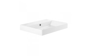 NOVELDA PLUS WALL MOUNTED SINK 60x45 WITHOUT HOLE WHITE