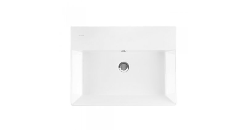 NOVELDA PLUS WALL MOUNTED SINK 60x45 WITHOUT HOLE WHITE
