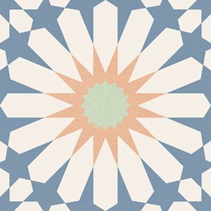SOLEIL BLUE 16.5x16.5 TACO
