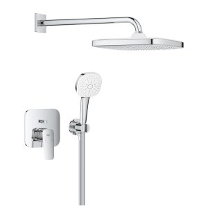 SHOWER SET CUBEO TEMPESTA 250 CHROME