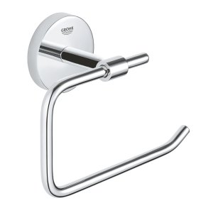 BAUCOSMOPOLITAN WALL MOUNTED TOILET ROLL HOLDER WITHOUT CHROME LID