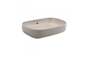 SANIBOLD SINK W/O COUNTERTOP 48x40 W/O HOLE MATTE TAUPE