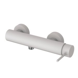 TIME SINGLE-LEVER SHOWER MIXER WITH WHITE EPOXY KIT