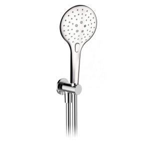 LUX ROUND SHOWER SUPPORT KIT + WINNER CHROME HANDLE