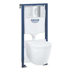 BAU SUSPENDED TOILET SET ALPINE WHITE