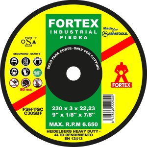ABRATOOLS FORTEX INDUSTRIAL STONE DISC 230 C30SBF
