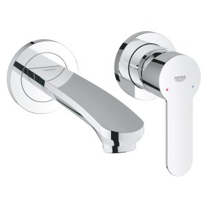 SINGLE LEVER EUROSTYLE COSMOPOLITAN WALL WASHBASIN 1/2" CHROME
