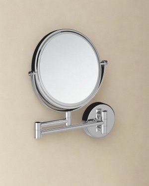 ESSENTIALS CHROME WALL MAGNIFYING MIRROR