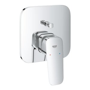 SINGLE-LEVER SHOWER CUBEO EXT. FLUSH WITH 2-WAY DIVERTER CHROME