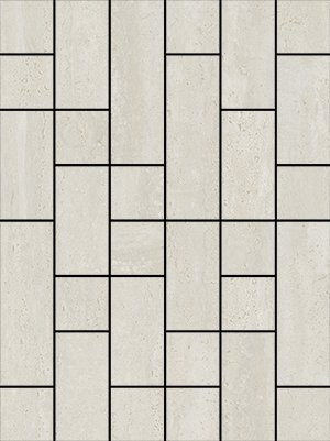 NATURAL WHITE CHARONNE MOSAIC 29.3x39.1