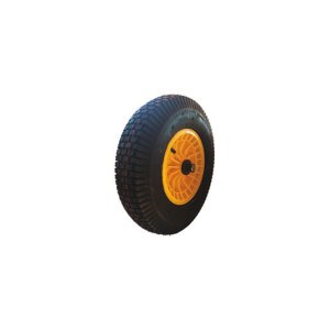 FORT PNEUMATIC YELLOW WHEEL PE100 Ø400 WITH NEEDLE BEARING