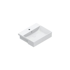 ZERO SINK 55x47 FITTED GLOSS WHITE