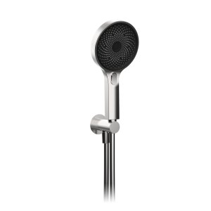 ETERNICE LUX ROUND SHOWER SUPPORT KIT + BAN STEEL HANDLE