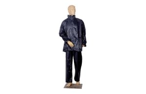 BLUE ENGINEER'S NYLON PVC RAIN SUIT SIZE L