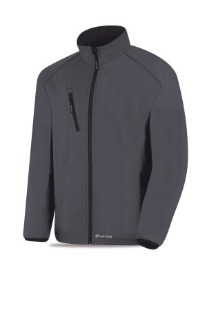SOFTSHELL JACKET QUARTZ GREY SIZE L