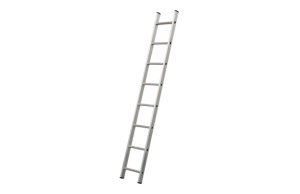 PROFESSIONAL FIXED ALUMINUM LADDER WITH 12 STEPS