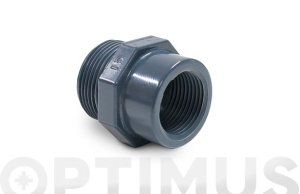 FITTING THREADED REDUCTION PVC M 3/4"-H 1/2"