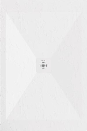 STONE SORTY SHOWER TRAY 120x70 SLATE WHITE