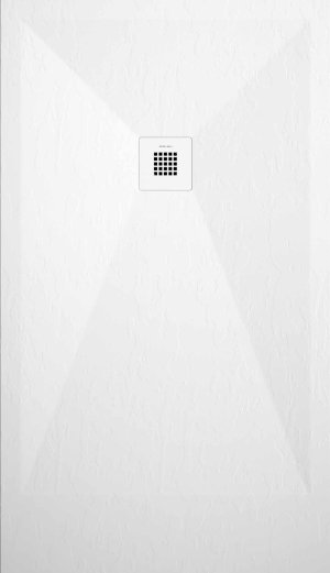 STONE PLUS SHOWER TRAY 130x80 SLATE WHITE