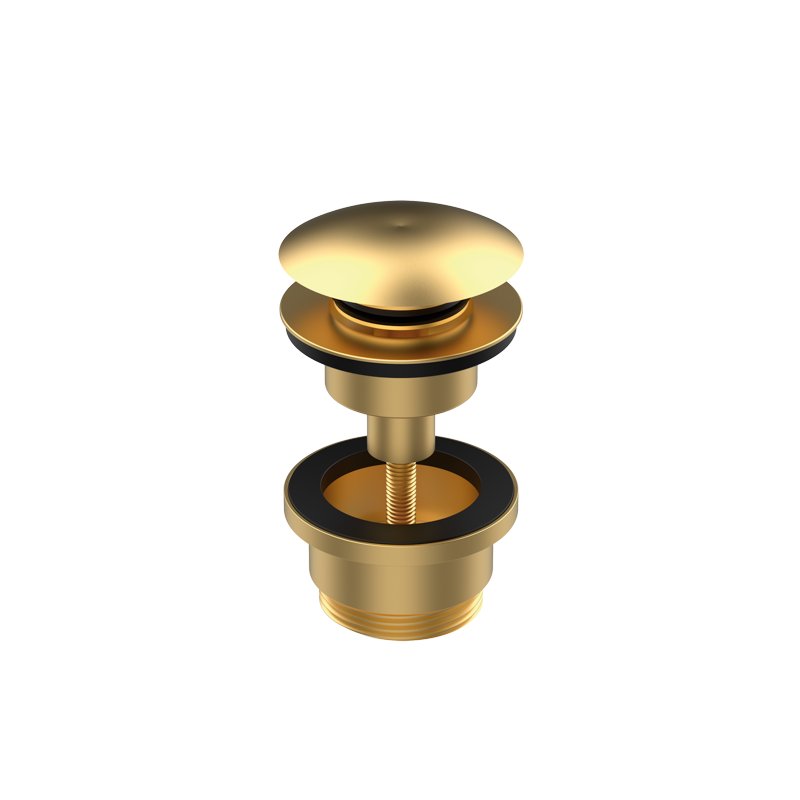 ETERNICE TIME MALE SINGLE-LEVER BASIN BASIN WITH VALVE, BRUSHED GOLD