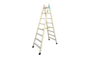 WOODEN STEP LADDER 8+8 STEPS