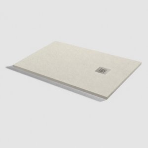 SLATE BEIGE BASE RESIN SHOWER PLATE 115x080