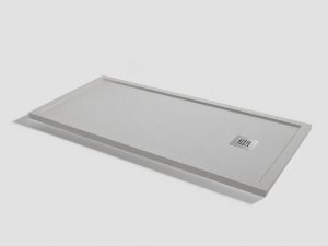 ARQ ZERO IVORY RESIN SHOWER TRAY 160x80