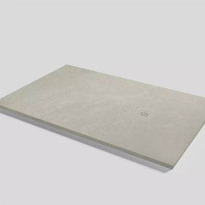 CREAM BETON BASE RESIN SHOWER PLATE 160x100