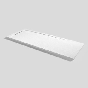 HALO SLATE WHITE RESIN SHOWER TRAY 183x70