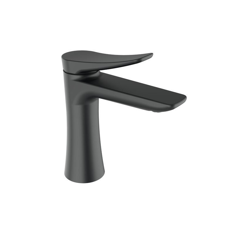NAVA SINK MIXER WITH METAL VALVE BLACK ETERNICE