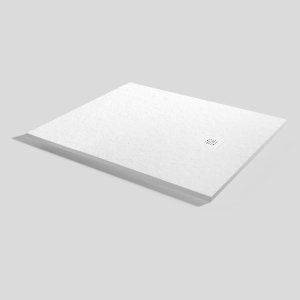 RESIN SHOWER TRAY WITH WHITE SLATE BASE 100x120