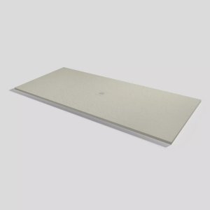 SLATE CREAM BASE RESIN SHOWER PLATE 220x100