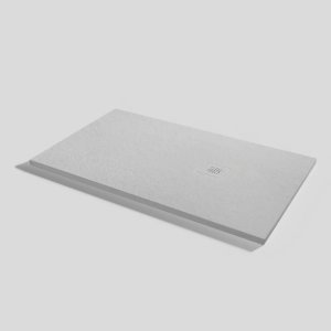 RESIN SHOWER TRAY WITH SLATE IVORY BASE 140x80
