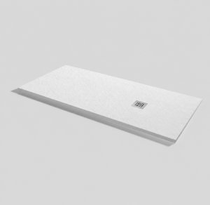 SHOWER TRAY RESIN BASE SLATE NACAR 180x80