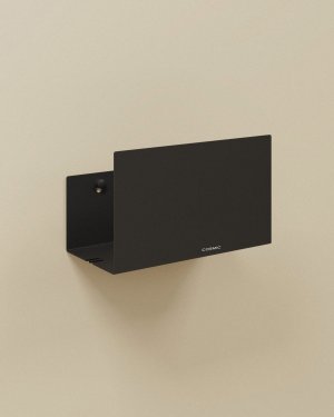 ARCHITECT MATTE BLACK HANGING SOAP DISH WITH FAUCET