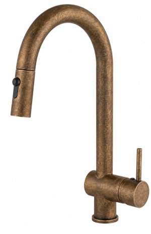 MINIMA SINGLE-LEVER PULL-OUT WROUGHT IRON SINK
