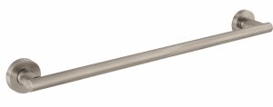 MINI TOWEL BAR 50cm BRUSHED STAINLESS STEEL