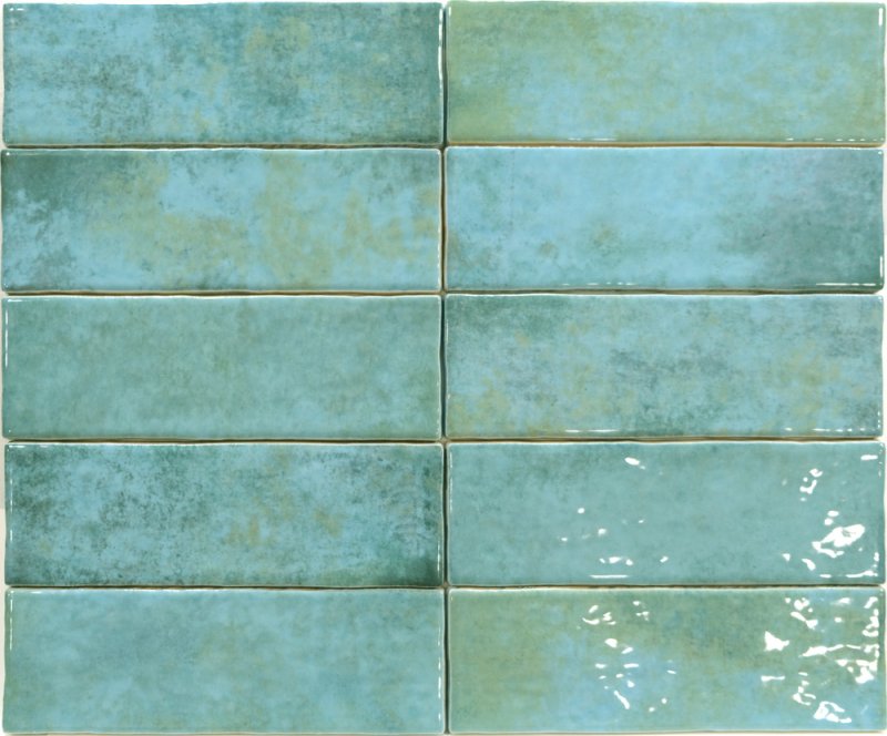 Turquoise Pottery 6.5x20