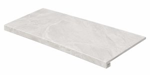 Silea White Digital Soft Technical Stair Tread 37x150 (No Grooves)