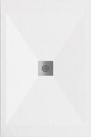 STONE SORTY Shower Tray 200x80 White Slate Finish