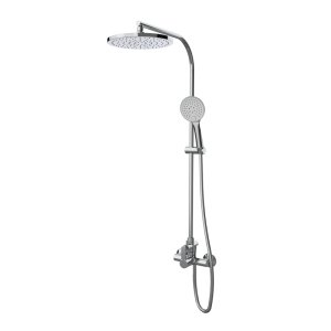 Eco Prime Fixed Shower Set – Chrome