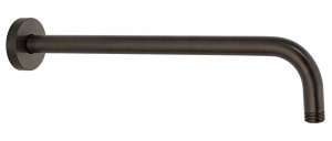1/2" Wall-Mounted Shower Arm, 350mm, Brushed Gunmetal