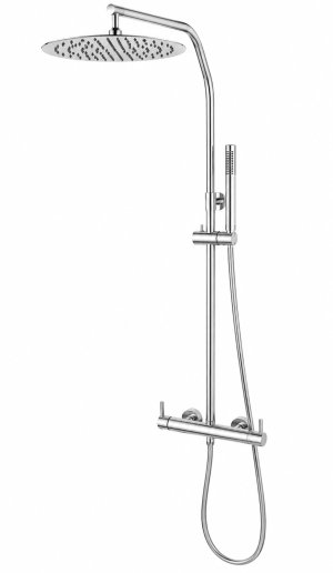 Stainless Steel Mini Shower Set – 300mm Chrome