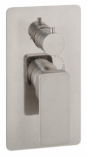 2-Way Concealed Shower Mixer Trim – Brushed Nickel