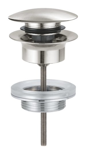 1 1/4" Push-Open Drain Valve – SuperSteel