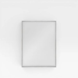 70x50 Satin-Finish Framed Mirror