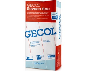 SACO PLIMASEC FINO BLANCO 25kg. GECOL REVOCO FINO