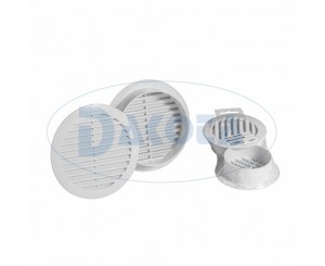 REJILLA PVC REDONDA D.080 ABS